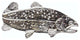 Trout Right Facing Cabinet Knob, 2", Nickel