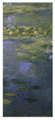 "Water Lilies (Nympheas) IV (right)" Print by Claude Monet, 15"x32"