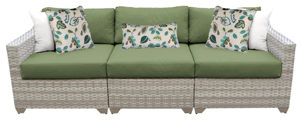 Fairmont 3 Piece Outdoor Wicker Patio Furniture Set 03c