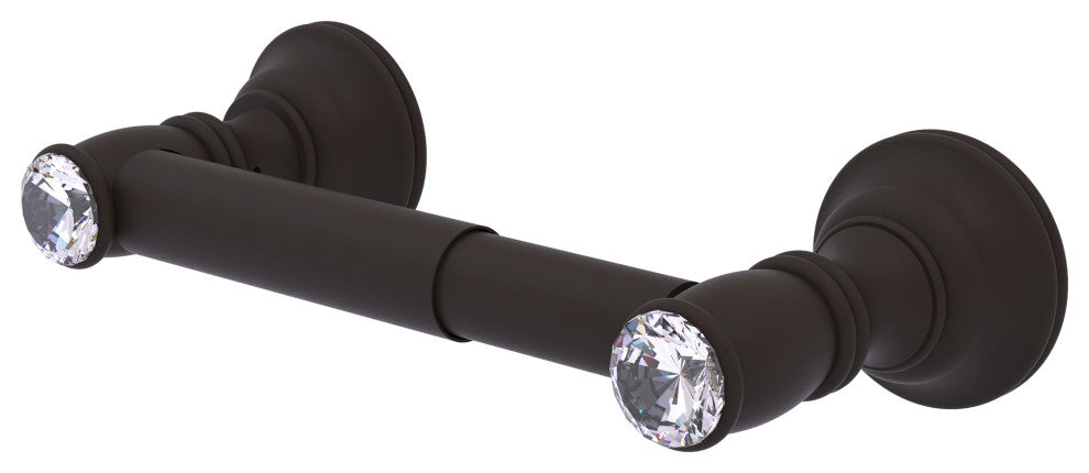 Carolina Crystal 2 Post Toilet Tissue Holder, Oil Rubbed Bronze