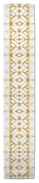 Gold Shibori Pattern 16x90 Poly Twill Table Runner