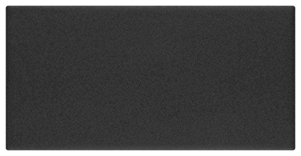 Piscina Brick Nero Matte Porcelain Floor and Wall Tile
