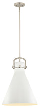 Innovations Lighting 710-1S-SN-M711-14W-LED Newton Cone 1 Light 14" Pendant
