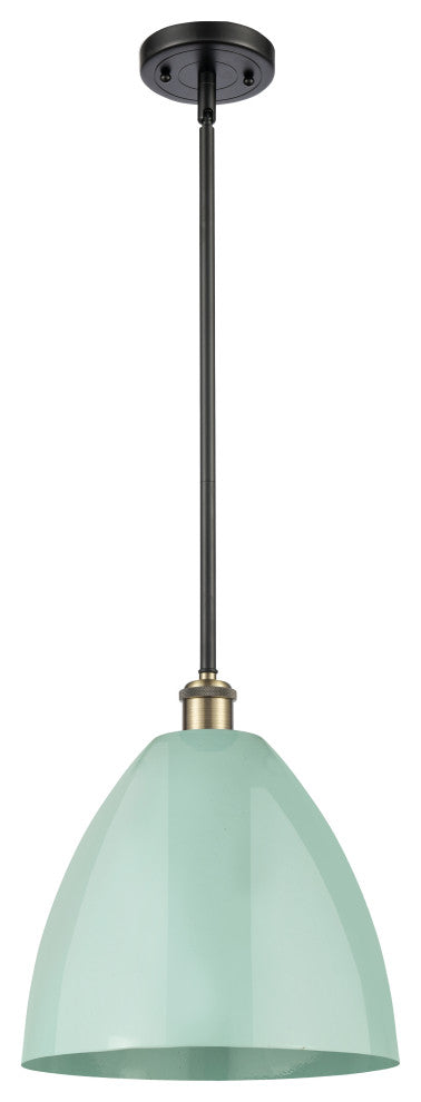 Innovations 516-1S-BAB-MBD-12-SF-LED 1 Light Pendant, Black Antique Brass
