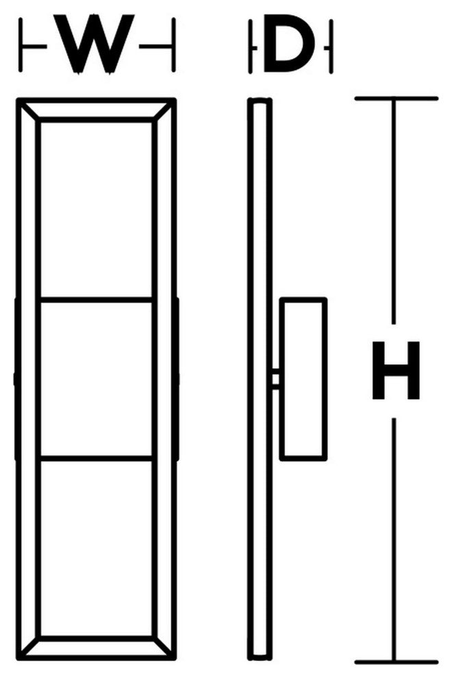 Cole Sconce, LED 19W, 1550 LM, 120V, Satin Nickel