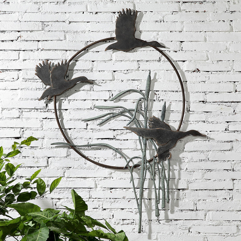 SPI Duck Trio Garden Wall Hanging