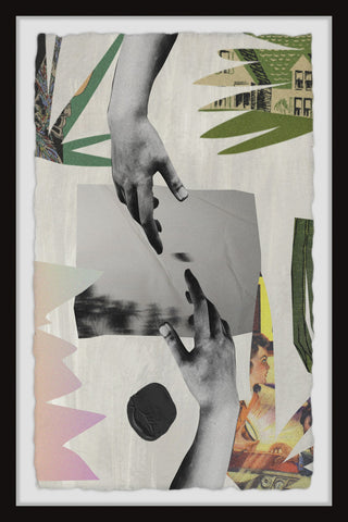 "The Touch" Framed Painting Print, 20x30