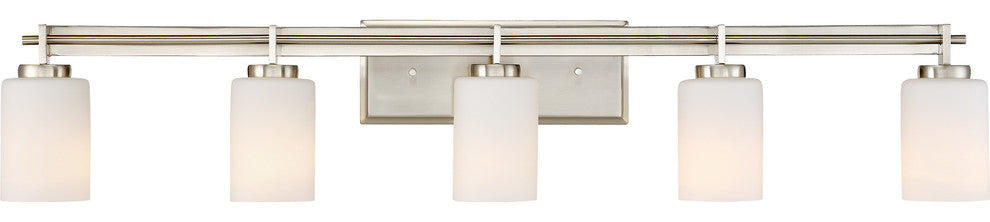 Quoizel TY8605BN Five Light Bath Fixture Taylor Brushed Nickel