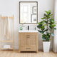 Bondi Single Bath Vanity, Light Brown, 30inch, With Mirror
