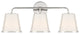 Crystorama Fulton 3 Light Bath Vanity FUL-913-PN, Polished Nickel