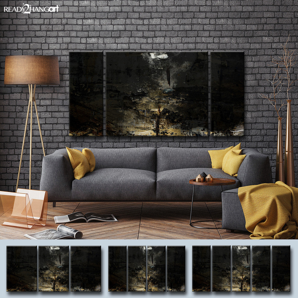 Ready2HangArt ''Glitzy Mist XLI'' by Tristan Scott, 30"x60", 5 Piece Set