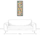Midcentury Modern Pods 12x36 Black Framed Canvas
