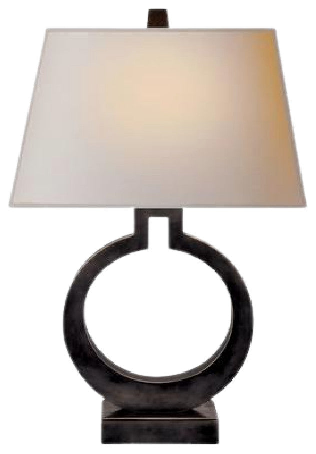 Circular Base Modern Table Lamp | Andrew Martin Ring Form