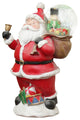 11" Santa Claus with Toy Sack Snow Dome Snow Globe Christmas Table Top Figure