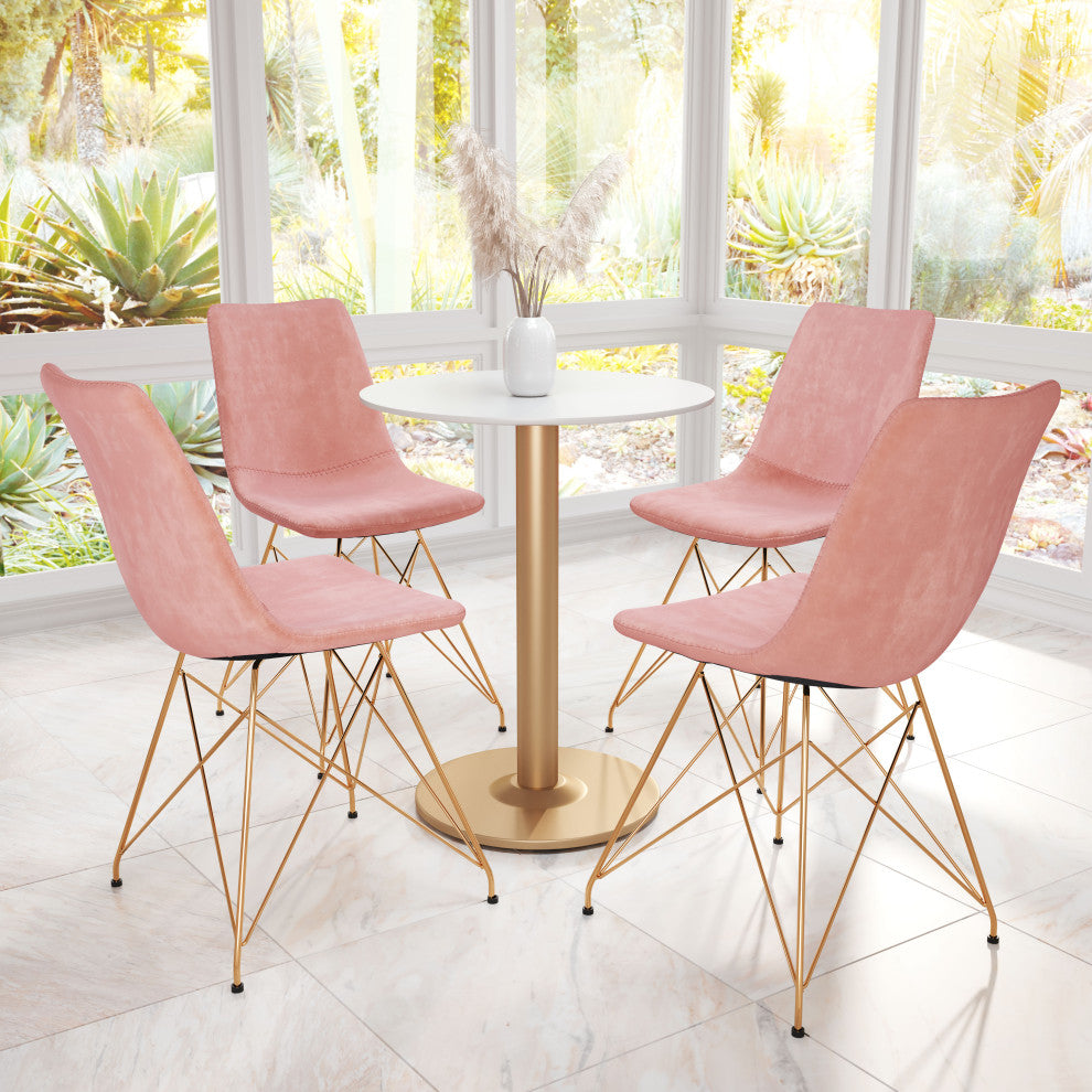 Parker Dining Chair, Set of 4 Pink