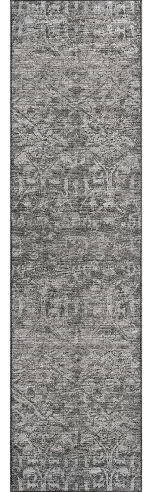 Aberdeen AB1 Graphite 2'3" x 7'6" Runner Rug