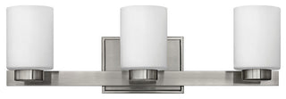 Hinkley Miley Medium Three Light Vanity, Brushed Nickel