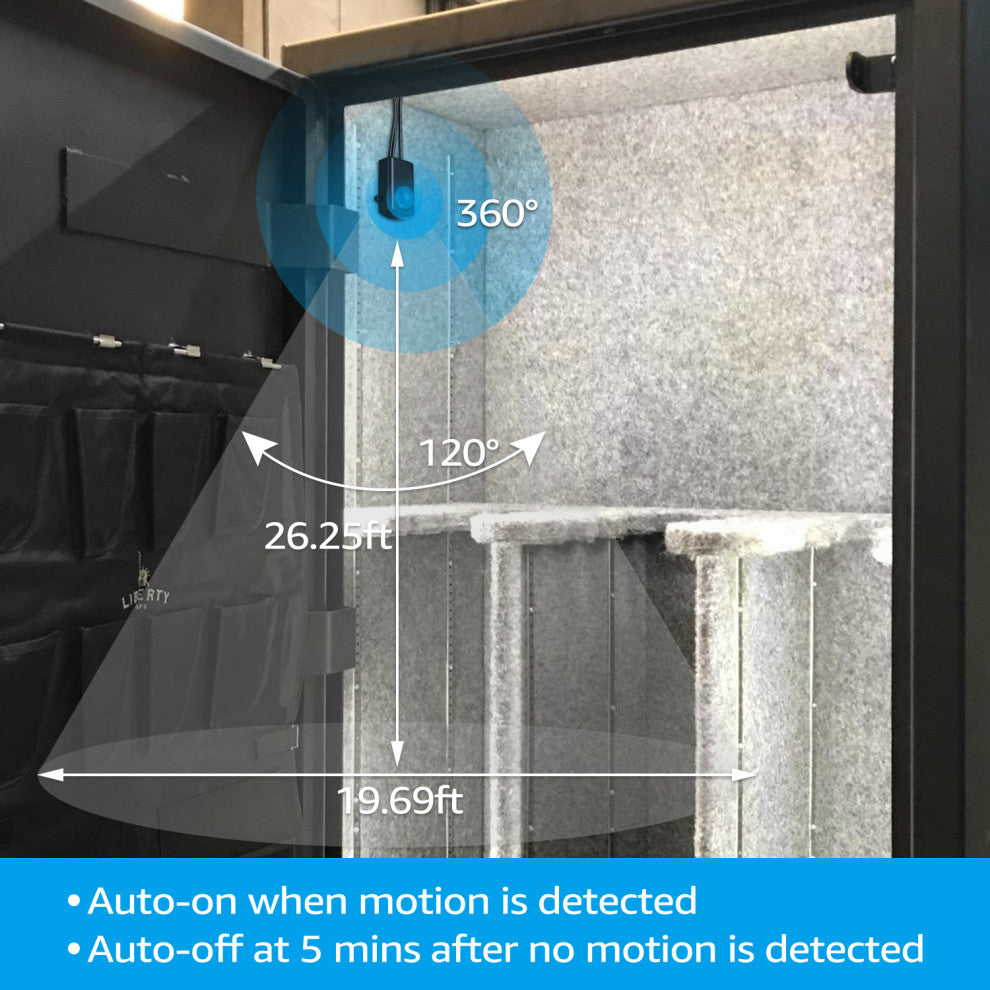 Motion Activated Under Cabinet LED Strips Light Kit, Daylight, 6pcs