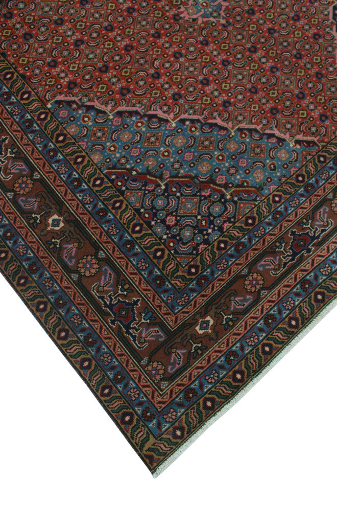 Fine Vintage Distressed Atu Rust Rug
