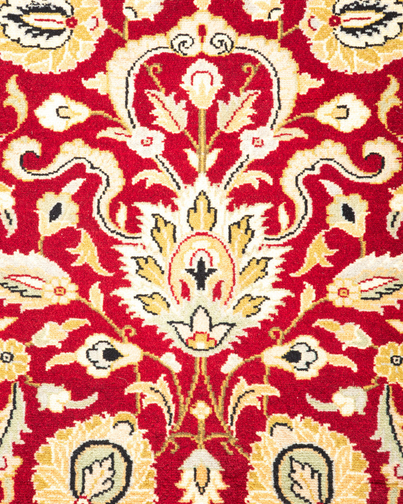 Mogul, One-of-a-Kind Hand-Knotted Area Rug Red, 3' 1" x 5' 1"