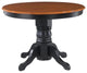 Homestyles Bishop Wood 5 Piece Dining Set in Black
