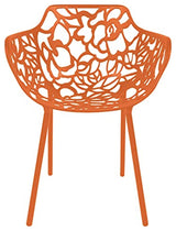 LeisureMod Modern Devon Aluminum Chair, Set of 2