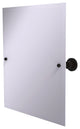 Frameless Tilt Mirror with Beveled Edge, Oil Rubbed Bronze