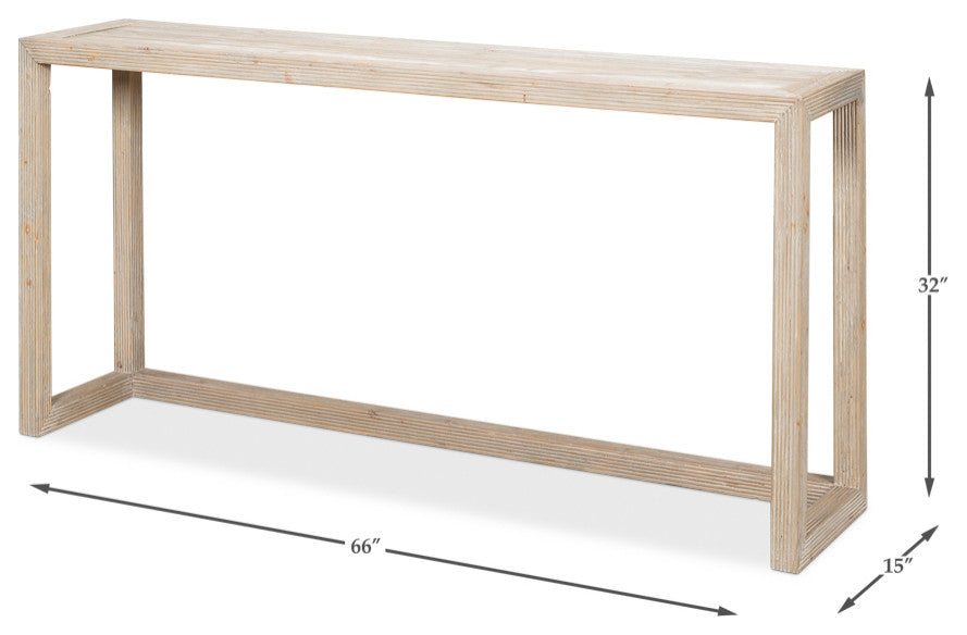 Organic Modern Pine Console