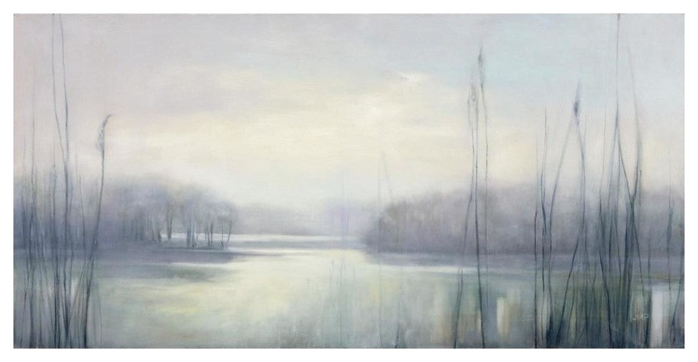 "Misty Memories" Digital Paper Print by Julia Purinton, 50"x26"
