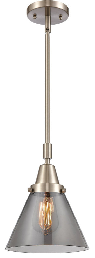 Innovations Lighting 447-1S-SN-G43-L Cone 1 Light 12" Mini Pendant