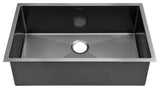 Rivage 32" x 19" Stainless Steel, Single Basin, Undermount Kitchen Sink, Black