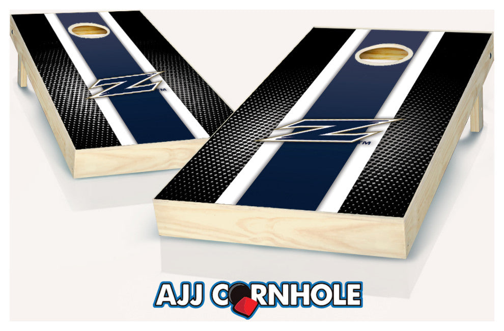 University of Akron Striped Cornhole Set
