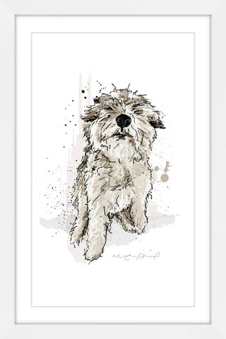 "Gus 2" Framed Painting Print