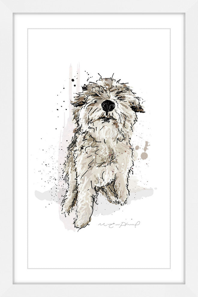 "Gus 2" Framed Painting Print