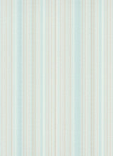 Plain Geometric Textured Wallpaper, Stripes, 10048-18, White Brown Blue, 1 Roll