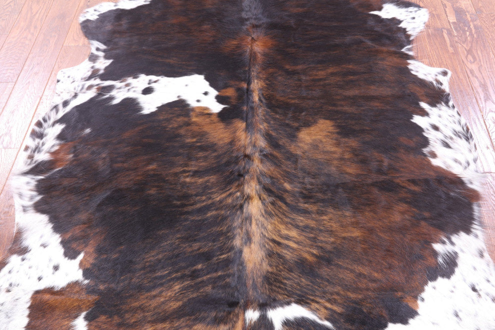 Organic Natural Hair-On Cowhide Area Rug 7' 3" X 5' 8" C1602