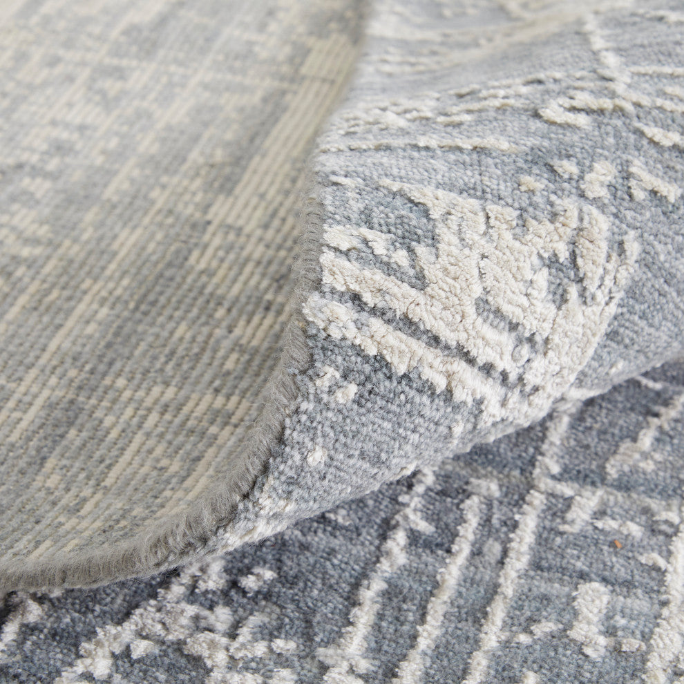 Kinton Modern Abstract, Gray, 9'x12' Area Rug