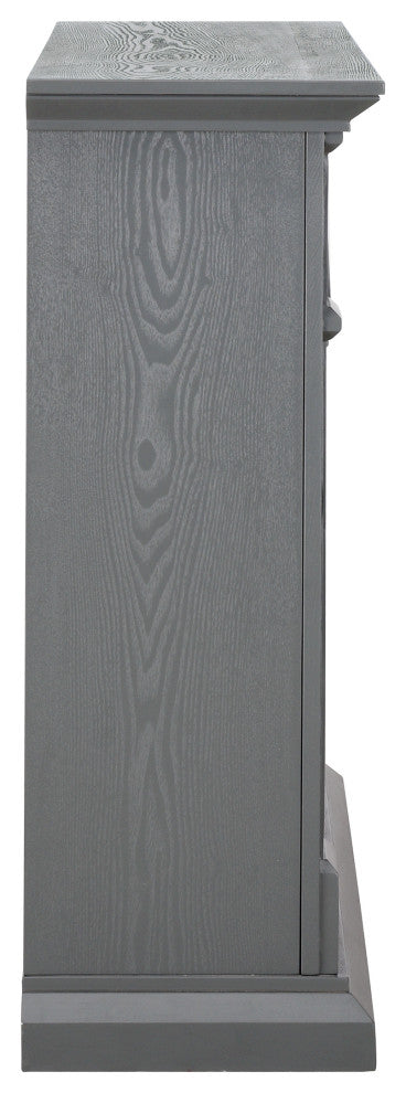 Savannah Color Changing Media Fireplace, Gray