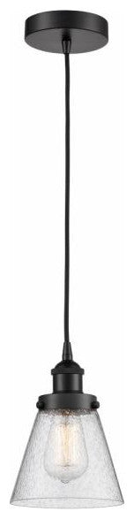 Innovations 616-1PH-BK-G64 1-Light Mini Pendant, Matte Black