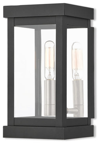 1 Light Outdoor Wall Lantern, Black