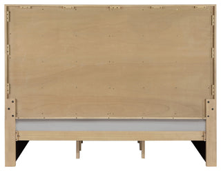 Casa Black Faux Leather King Bed, Cream, King