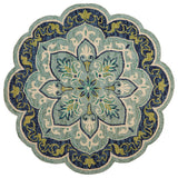 Floret Medallion Area Rug