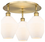 Innovations Cindyrella 3 19.75" Flush Mount Brushed Brass