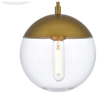 Elegant Lighting LD6069 Eclipse 3 Light 18"W Multi Light Pendant - Black