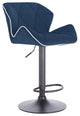 Modern Home Luxe Spyder Contemporary Adjustable Suede Barstool - Modern Comfort
