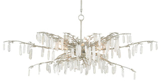 Forest Dawn Silver Chandelier