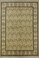 Oriental Ivory Oushak Hand-Knotted Peshawar Chobi Wool Rug, 6'x9'