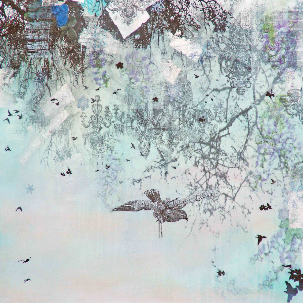"Winter" Painting Print on Canvas by Tracy Silva Barbosa