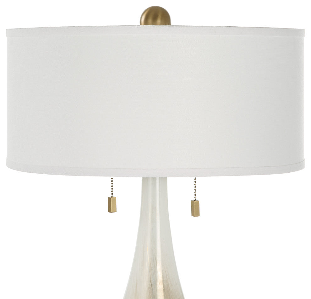 Uttermost 30231 Cardoni Bronze Glass Table Lamp