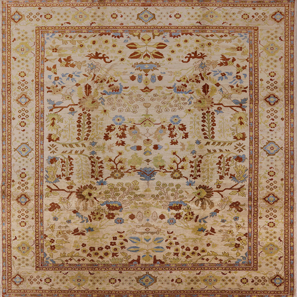 Ahgly Company Indoor Square Mid-Century Modern Area Rugs, 6' Square